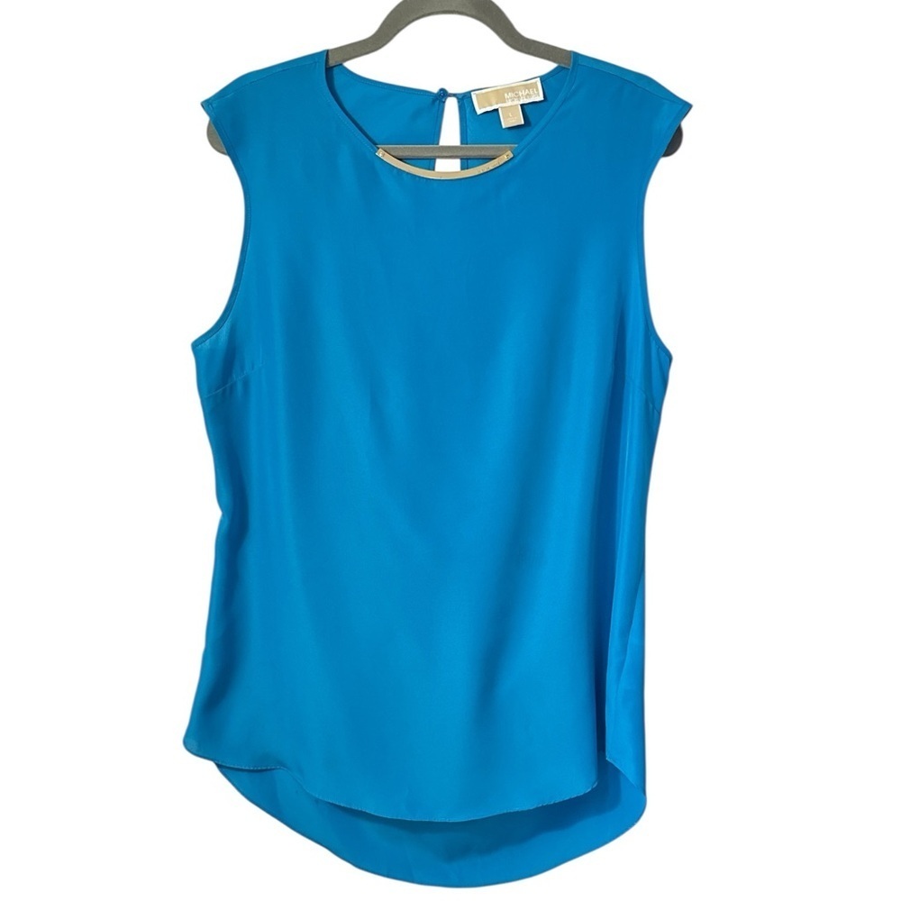 Michael Kors Gold Hardware Open Back Tank Top